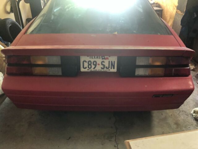 1989 Red Chevrolet Camaro Coupe