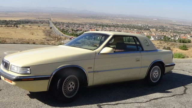 1989 yellow Chrysler Other coupe convertible