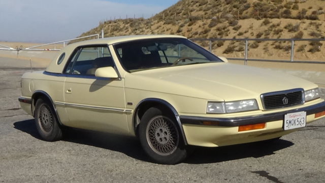 1989 yellow Chrysler Other coupe convertible
