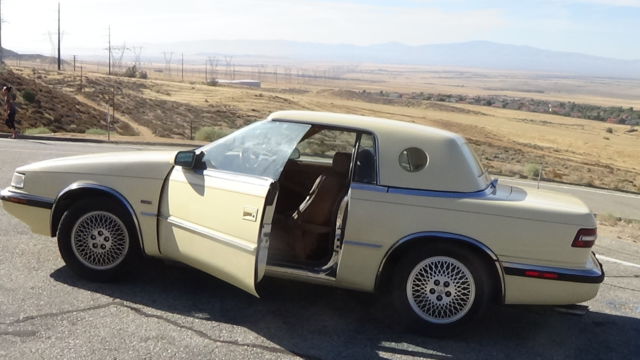 1989 yellow Chrysler Other coupe convertible