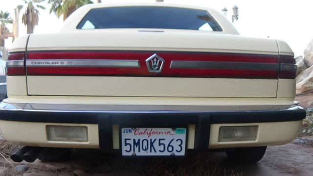 1989 yellow Chrysler Other coupe convertible