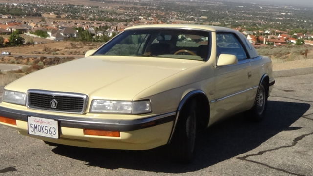 1989 yellow Chrysler Other coupe convertible