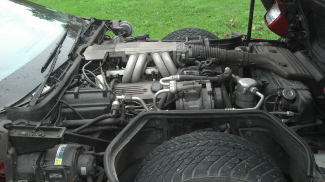 1989 Red Chevrolet Corvette Coupe