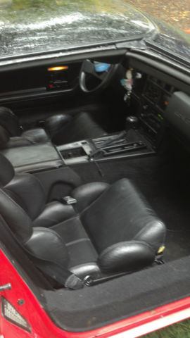 1989 Red Chevrolet Corvette Coupe