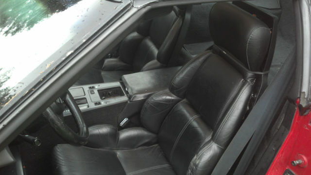 1989 Red Chevrolet Corvette Coupe