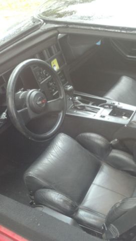 1989 Red Chevrolet Corvette Coupe