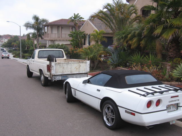 1989 white Chevrolet Bel Air/150/210 convertible