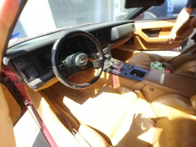 1989 Red Chevrolet Corvette Coupe