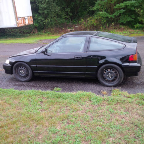1989 Black Honda CRX