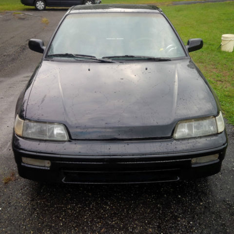 1989 Black Honda CRX