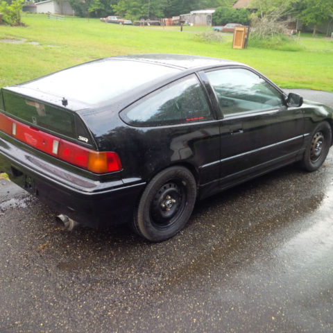 1989 Black Honda CRX