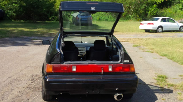 1989 Black Honda CRX