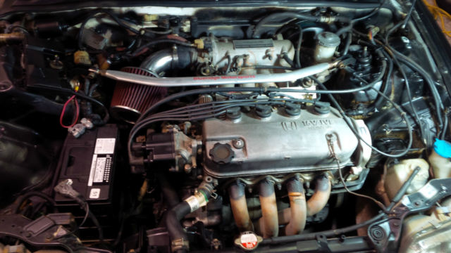 1989 Black Honda CRX