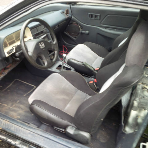 1989 Black Honda CRX