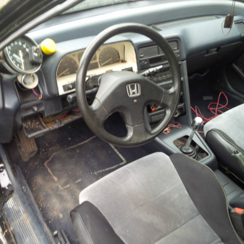 1989 Black Honda CRX
