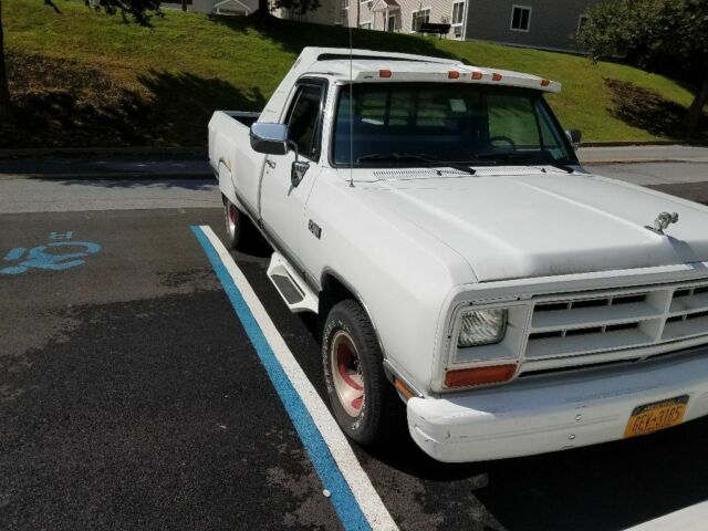1989 White Dodge Other Pickups Crew Cab Pickup
