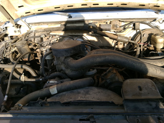 1989 White Ford Bronco 2door