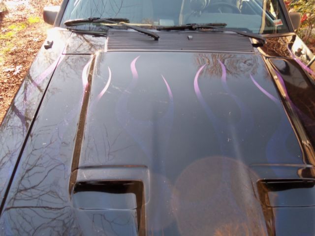 1989 Black Ford Mustang Hatchback