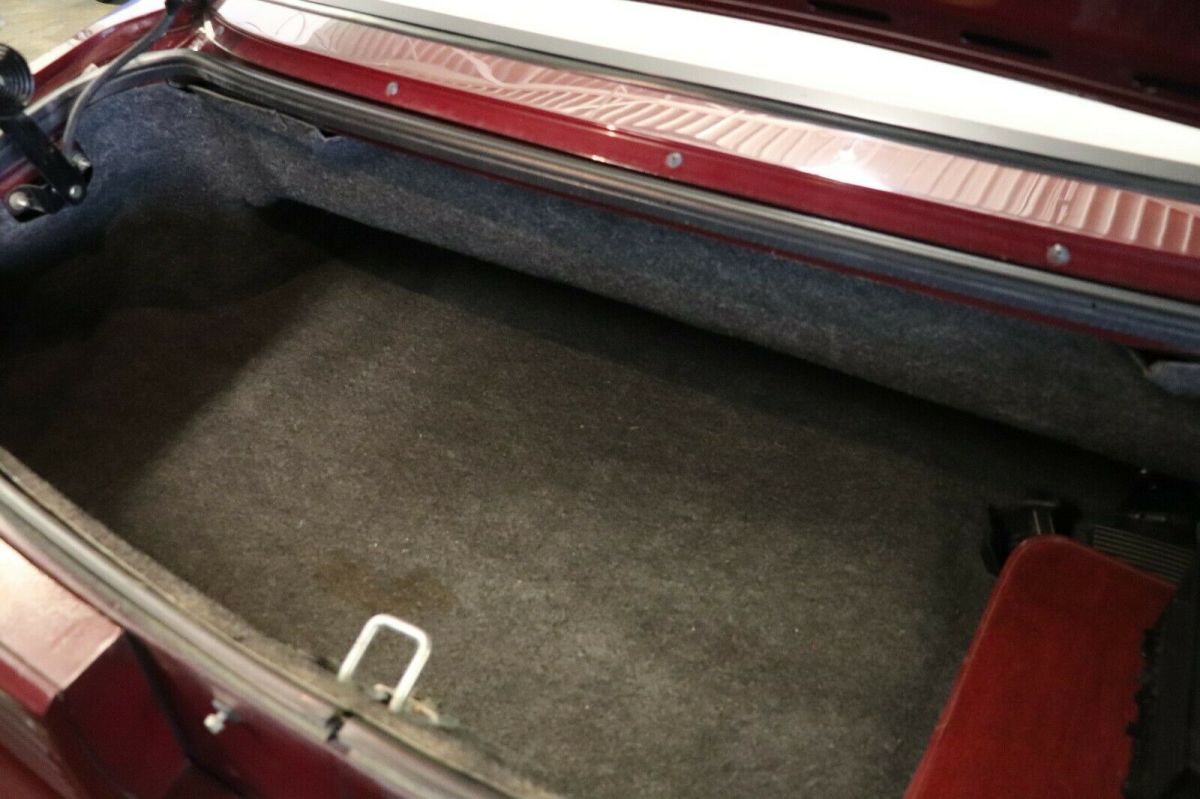 1989 Red Ford Mustang Convertible