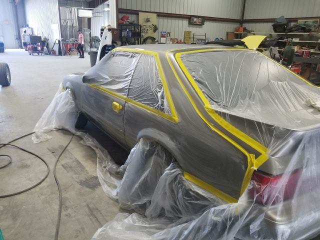 1989 Silver Ford Mustang Hatchback