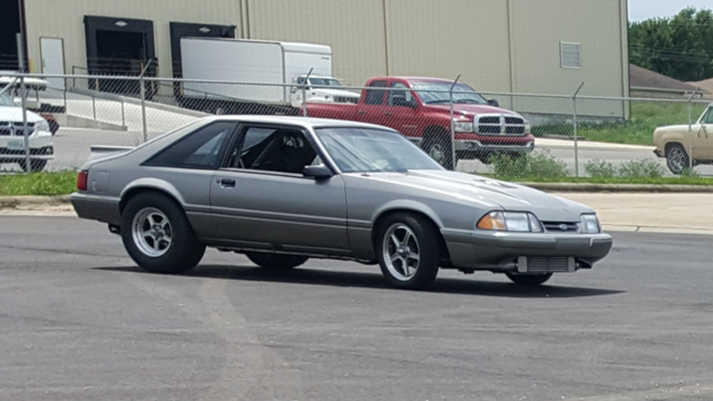 1989 Silver Ford Mustang Hatchback