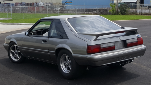 1989 Silver Ford Mustang Hatchback