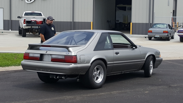 1989 Silver Ford Mustang Hatchback