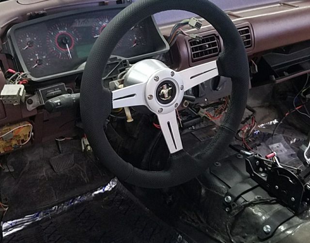 1989 Silver Ford Mustang Hatchback