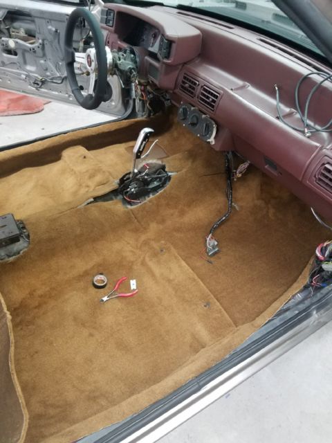 1989 Silver Ford Mustang Hatchback