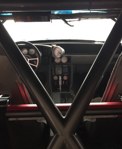 1989 Red Ford Mustang Hatchback