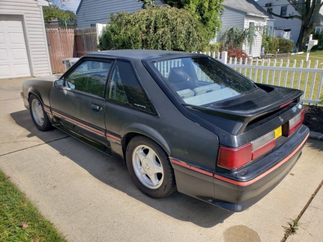 1989 Black Ford Mustang Hatchback