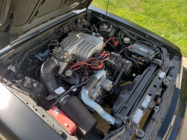 1989 Black Ford Mustang Hatchback