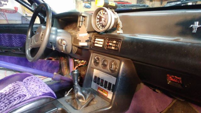1989 Black Ford Mustang Hatchback