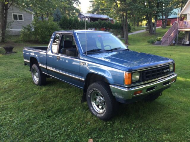 1989 Blue Dodge Power Ram 50 Extended Cab Pickup