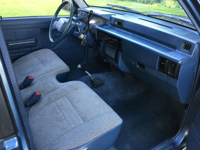 1989 Blue Dodge Power Ram 50 Extended Cab Pickup