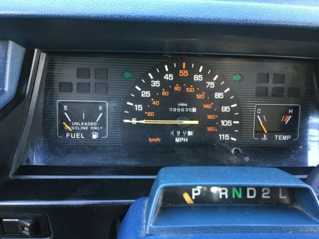 1989 Blue Dodge Power Ram 50 Extended Cab Pickup