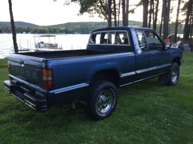 1989 Blue Dodge Power Ram 50 Extended Cab Pickup