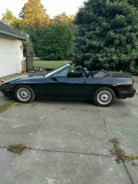 1989 Black Mazda RX-7 Convertible
