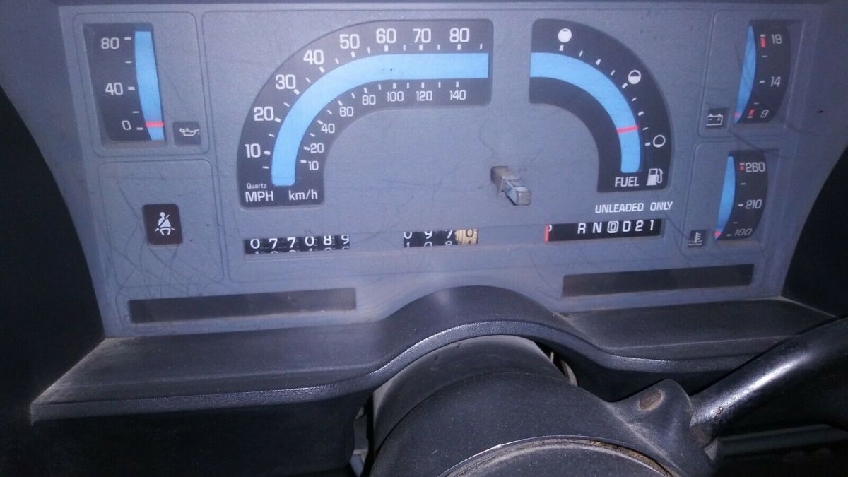 1989 Gray Chevrolet S-10 Standard Cab Pickup