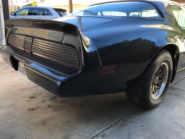1979 Black Pontiac Trans Am Coupe
