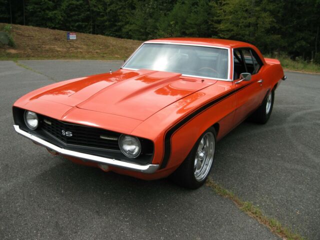 1969 Orange Chevrolet Camaro Coupe