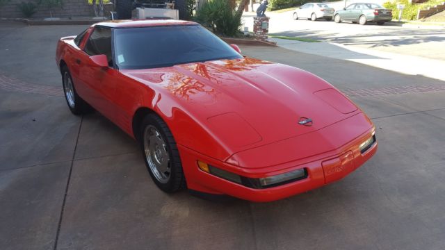 1993 Red Chevrolet Corvette Coupe