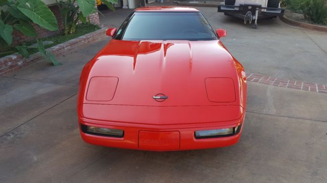 1993 Red Chevrolet Corvette Coupe