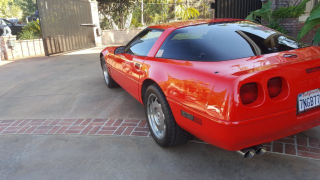 1993 Red Chevrolet Corvette Coupe