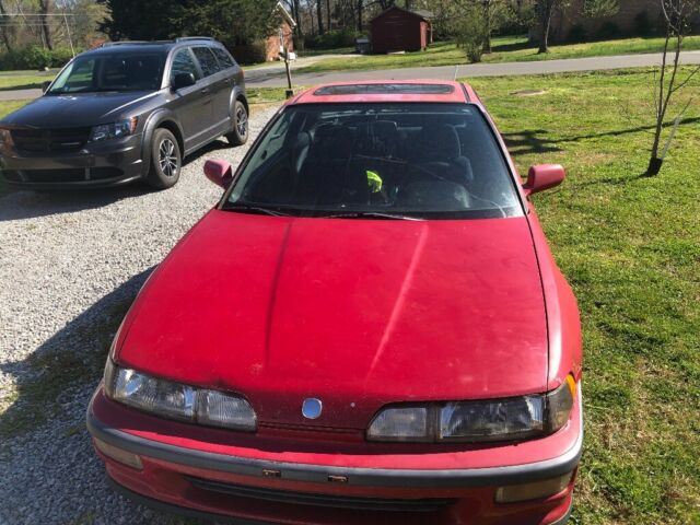 1993 Red Acura Integra Hatchback