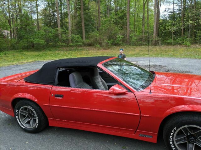 1990 Red Chevrolet Camaro Convertible