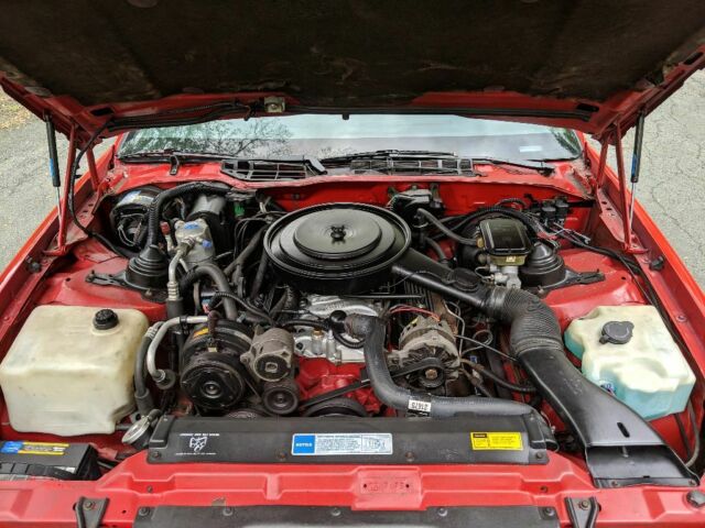 1990 Red Chevrolet Camaro Convertible