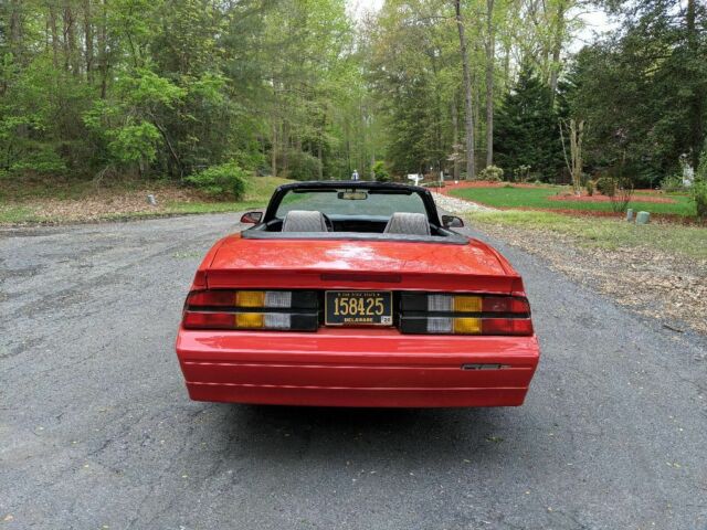 1990 Red Chevrolet Camaro Convertible