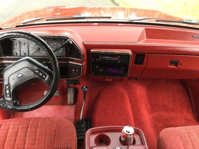 1990 RED & WHITE Ford Bronco SUV