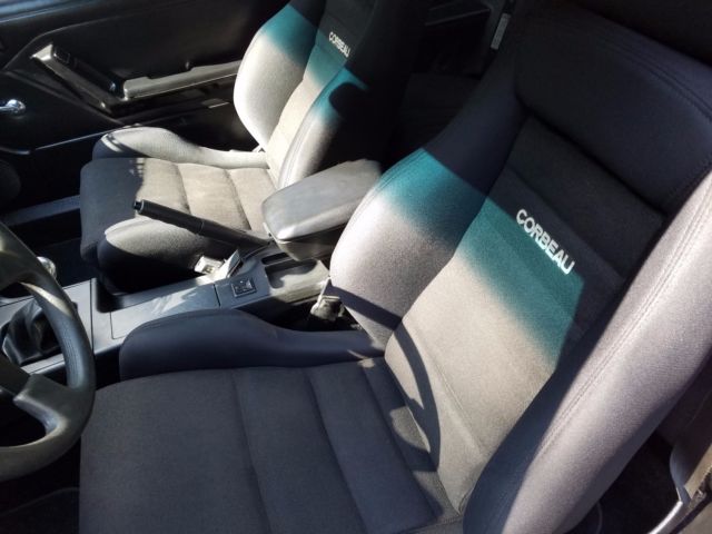 1990 Black Ford Mustang Hatchback
